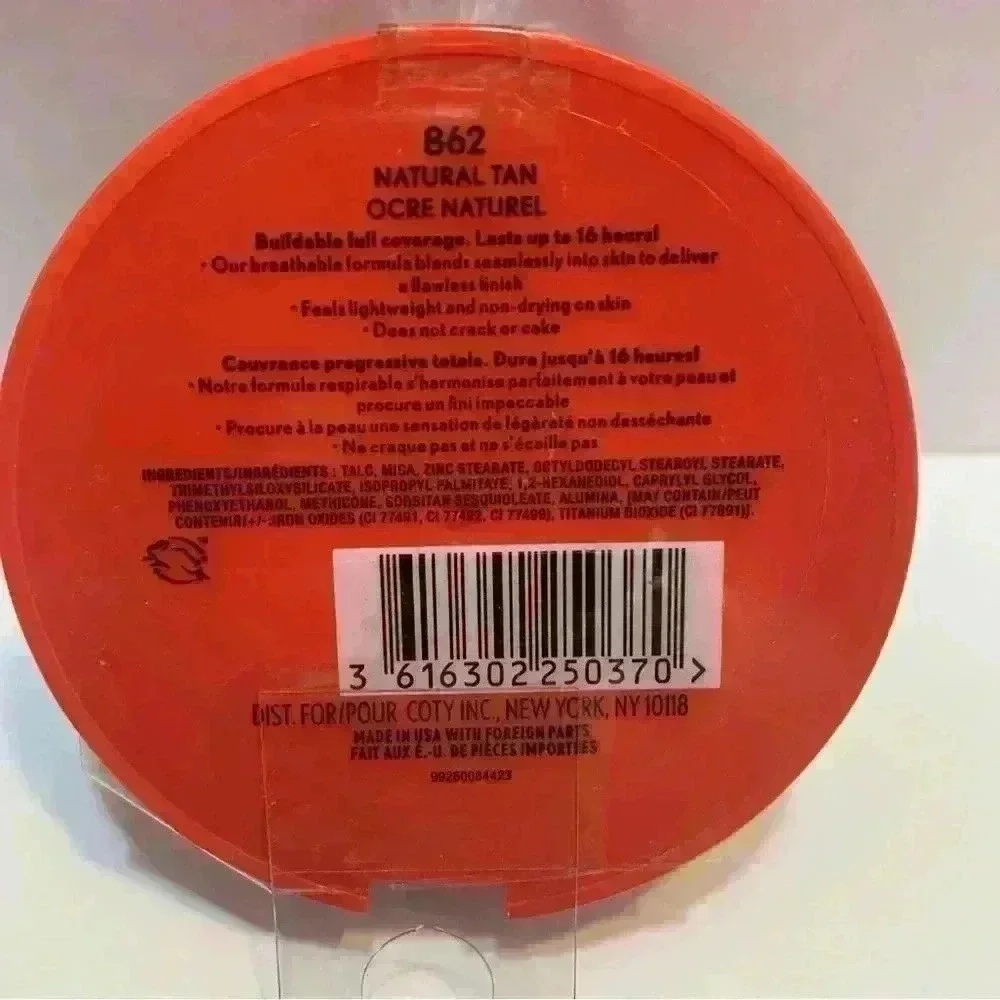 Covergirl 862 Natural Tan Outlast Extreme Wear Pressed Powder Full Coverage